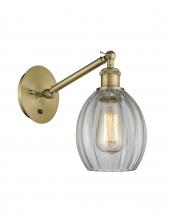 Innovations Lighting 317-1W-AB-G82 - Eaton - 1 Light - 6 inch - Antique Brass - Sconce
