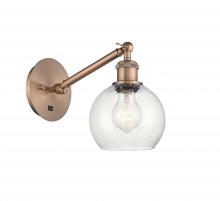 Innovations Lighting 317-1W-AC-G124-6 - Athens - 1 Light - 6 inch - Antique Copper - Sconce