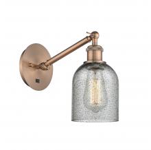 Innovations Lighting 317-1W-AC-G257 - Caledonia - 1 Light - 5 inch - Antique Copper - Sconce