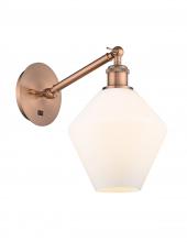 Innovations Lighting 317-1W-AC-G651-8 - Cindyrella - 1 Light - 8 inch - Antique Copper - Sconce