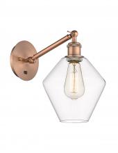 Innovations Lighting 317-1W-AC-G652-8 - Cindyrella - 1 Light - 8 inch - Antique Copper - Sconce