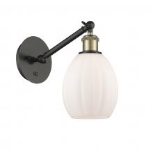 Innovations Lighting 317-1W-BAB-G81 - Eaton - 1 Light - 6 inch - Black Antique Brass - Sconce