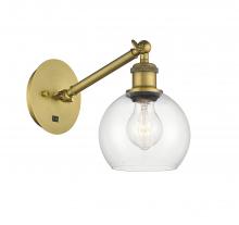 Innovations Lighting 317-1W-BB-G122-6 - Athens - 1 Light - 6 inch - Brushed Brass - Sconce