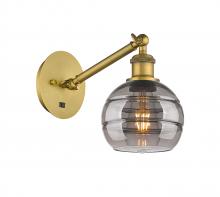 Innovations Lighting 317-1W-BB-G556-6SM - Rochester - 1 Light - 6 inch - Brushed Brass - Sconce