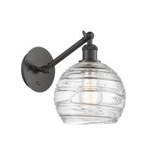 Innovations Lighting 317-1W-OB-G1213-8 - Athens Deco Swirl - 1 Light - 8 inch - Oil Rubbed Bronze - Sconce