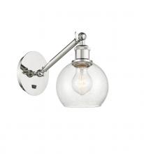 Innovations Lighting 317-1W-PN-G124-6 - Athens - 1 Light - 6 inch - Polished Nickel - Sconce