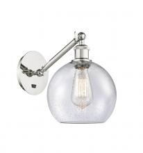 Innovations Lighting 317-1W-PN-G124-8 - Athens - 1 Light - 8 inch - Polished Nickel - Sconce