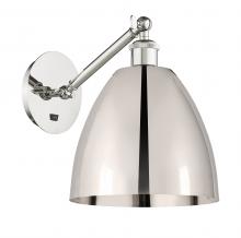 Innovations Lighting 317-1W-PN-MBD-9-PN - Bristol - 1 Light - 9 inch - Polished Nickel - Sconce