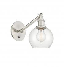 Innovations Lighting 317-1W-SN-G122-6 - Athens - 1 Light - 6 inch - Brushed Satin Nickel - Sconce
