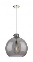 Innovations Lighting 410-1PL-PN-G410-18SM - Newton Sphere - 1 Light - 18 inch - Polished Nickel - Cord hung - Pendant