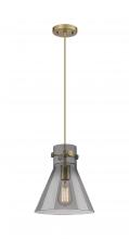 Innovations Lighting 410-1PM-BB-G411-10SM - Newton Cone - 1 Light - 10 inch - Brushed Brass - Cord hung - Pendant