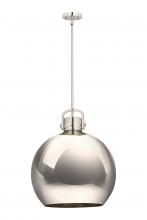 Innovations Lighting 410-1SL-PN-M410-18PN - Newton Sphere - 1 Light - 18 inch - Polished Nickel - Multi Pendant