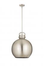 Innovations Lighting 410-1SL-SN-M410-16SN - Newton Sphere - 1 Light - 16 inch - Satin Nickel - Multi Pendant