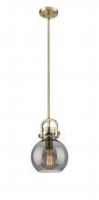 Innovations Lighting 410-1SS-BB-G410-8SM - Newton Sphere - 1 Light - 8 inch - Brushed Brass - Multi Pendant