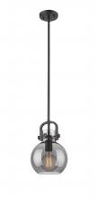 Innovations Lighting 410-1SS-BK-G410-8SM - Newton Sphere - 1 Light - 8 inch - Matte Black - Multi Pendant