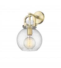 Innovations Lighting 410-1W-BB-G410-8SDY - Newton Sphere - 1 Light - 8 inch - Brushed Brass - Sconce