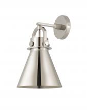 Innovations Lighting 410-1W-PN-M411-8PN - Newton Cone - 1 Light - 8 inch - Polished Nickel - Sconce