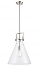 Innovations Lighting 411-1SL-SN-G411-14CL - Newton Cone - 1 Light - 14 inch - Satin Nickel - Multi Pendant