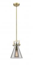 Innovations Lighting 411-1SS-BB-G411-8SM - Newton Cone - 1 Light - 8 inch - Brushed Brass - Multi Pendant