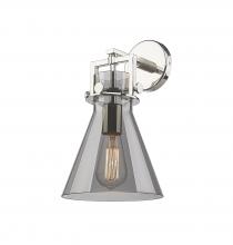 Innovations Lighting 411-1W-PN-G411-8SM - Newton Cone - 1 Light - 8 inch - Polished Nickel - Sconce