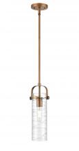 Innovations Lighting 423-1S-BB-G423-12DE - Pilaster II Cylinder - 1 Light - 5 inch - Brushed Brass - Pendant