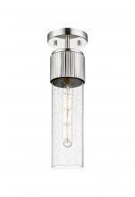 Innovations Lighting 428-1F-PN-G428-12SDY - Bolivar - 1 Light - 5 inch - Polished Nickel - Flush Mount