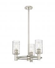 Innovations Lighting 434-3CR-PN-G434-7DE - Crown Point - 3 Light - 18 inch - Polished Nickel - Pendant