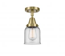 Innovations Lighting 447-1C-AB-G52 - Bell - 1 Light - 5 inch - Antique Brass - Flush Mount