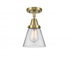 Innovations Lighting 447-1C-AB-G62 - Cone - 1 Light - 6 inch - Antique Brass - Flush Mount