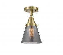 Innovations Lighting 447-1C-AB-G63 - Cone - 1 Light - 6 inch - Antique Brass - Flush Mount