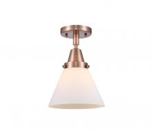 Innovations Lighting 447-1C-AC-G41 - Cone - 1 Light - 8 inch - Antique Copper - Flush Mount