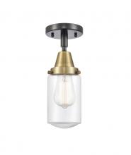 Innovations Lighting 447-1C-BAB-G312 - Dover - 1 Light - 5 inch - Black Antique Brass - Flush Mount