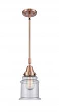 Innovations Lighting 447-1S-AC-G184 - Canton - 1 Light - 7 inch - Antique Copper - Mini Pendant