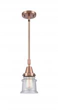Innovations Lighting 447-1S-AC-G184S - Canton - 1 Light - 7 inch - Antique Copper - Mini Pendant
