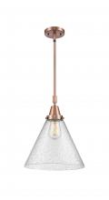 Innovations Lighting 447-1S-AC-G44-L - Cone - 1 Light - 12 inch - Antique Copper - Mini Pendant