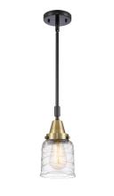 Innovations Lighting 447-1S-BAB-G513 - Bell - 1 Light - 5 inch - Black Antique Brass - Mini Pendant