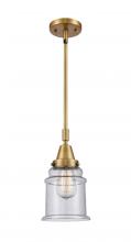 Innovations Lighting 447-1S-BB-G184 - Canton - 1 Light - 7 inch - Brushed Brass - Mini Pendant