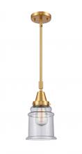 Innovations Lighting 447-1S-SG-G184 - Canton - 1 Light - 7 inch - Satin Gold - Mini Pendant