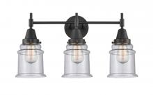 Innovations Lighting 447-3W-BK-G184 - Canton - 3 Light - 24 inch - Matte Black - Bath Vanity Light