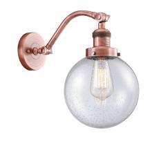 Innovations Lighting 515-1W-AC-G204-8-LED - Beacon - 1 Light - 8 inch - Antique Copper - Sconce