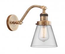 Innovations Lighting 515-1W-BB-G62 - Cone - 1 Light - 7 inch - Brushed Brass - Sconce