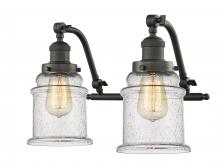 Innovations Lighting 515-2W-OB-G184 - Canton - 2 Light - 18 inch - Oil Rubbed Bronze - Bath Vanity Light