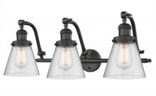 Innovations Lighting 515-3W-OB-G64 - Cone - 3 Light - 28 inch - Oil Rubbed Bronze - Bath Vanity Light
