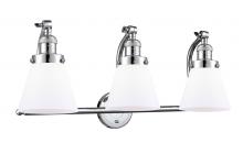 Innovations Lighting 515-3W-PC-G61 - Cone - 3 Light - 28 inch - Polished Chrome - Bath Vanity Light