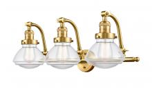Innovations Lighting 515-3W-SG-G322 - Olean - 3 Light - 29 inch - Satin Gold - Bath Vanity Light