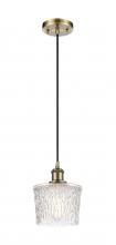 Innovations Lighting 516-1P-AB-G402 - Niagara - 1 Light - 7 inch - Antique Brass - Cord hung - Mini Pendant
