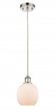Innovations Lighting 516-1P-PN-G101 - Belfast - 1 Light - 6 inch - Polished Nickel - Cord hung - Mini Pendant