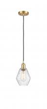 Innovations Lighting 516-1P-SG-G654-6 - Cindyrella - 1 Light - 6 inch - Satin Gold - Cord hung - Mini Pendant