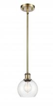 Innovations Lighting 516-1S-AB-G122-6 - Athens - 1 Light - 6 inch - Antique Brass - Mini Pendant