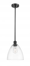 Innovations Lighting 516-1S-BK-GBD-92 - Bristol - 1 Light - 9 inch - Matte Black - Mini Pendant